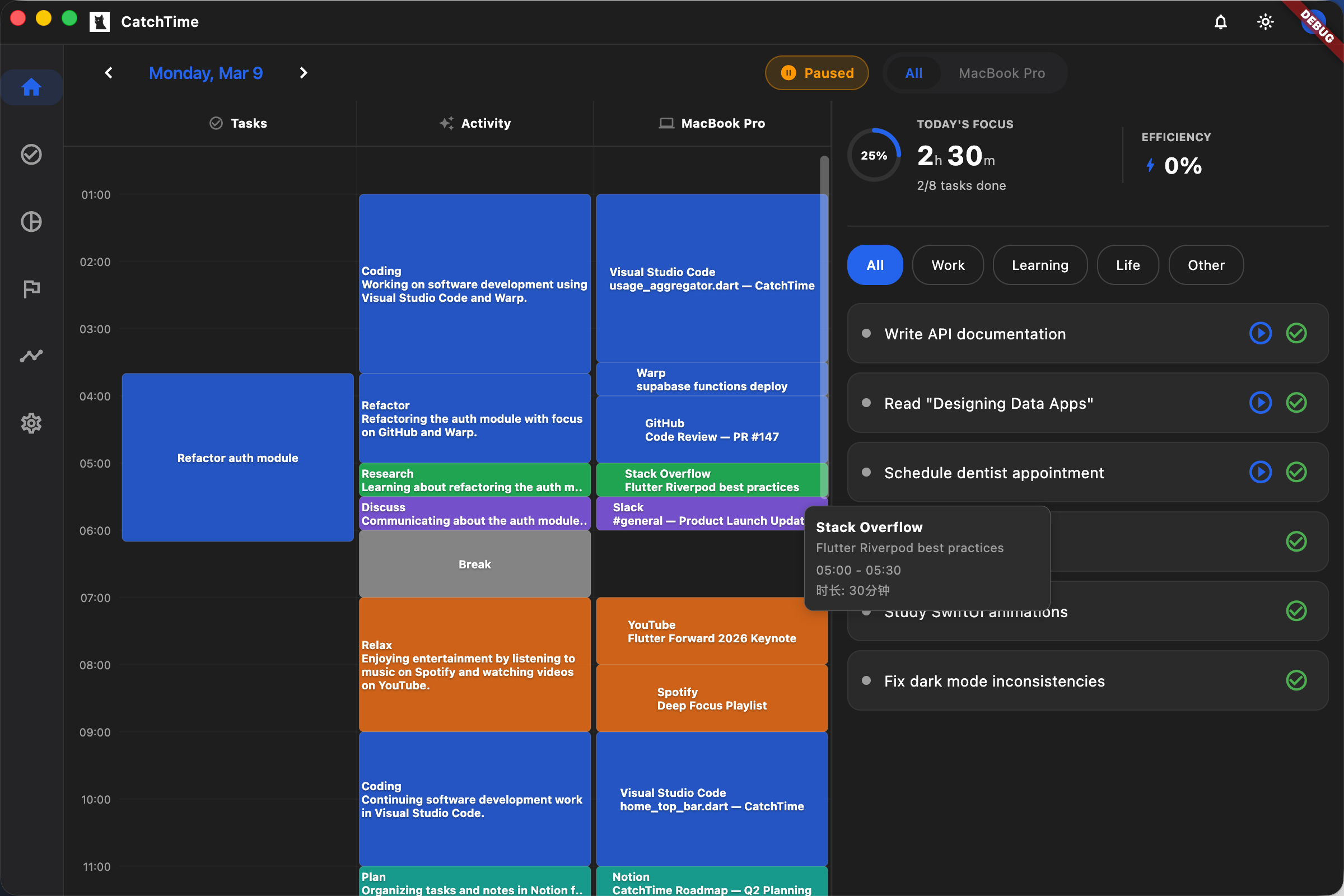 Automatic Time Tracking